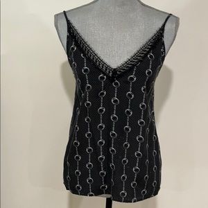 Kooples silk camisole with lace 2